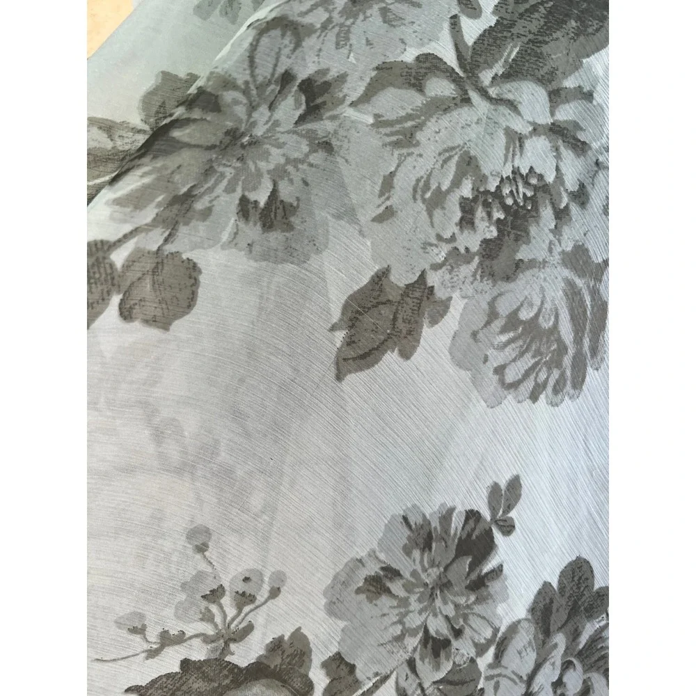 ASOS DESIGN Maternity Floral Ruffle Midi Maxi Dress Sage Green Small US 4 - Picture 6 of 9